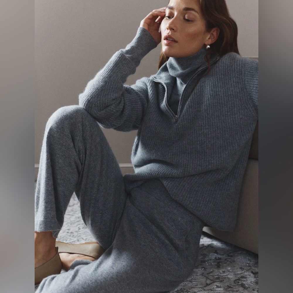 Quince Gray Track Pants & Joggers